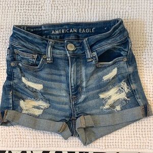 american eagle jean shorts